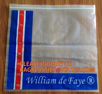 Bolsos que embalan plásticos del LDPE 20-80microns de la cremallera del bolso que se puede volver a sellar de la cerradura pequeños, bolsa de la cremallera para el azúcar, teléfono, cosmético, guantes, d