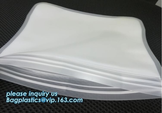 Bolso limpio de la comida del silicón de 1 litro de Cat Pet Food Storage Easy de las verduras frescas del sello del perro reutilizable de la carne para los bageas del refrigerador