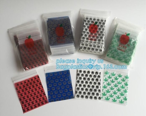 1515 mini bolsos de Zip lockkk de la manzana, baggies de la manzana imprimieron el mini bolso de Zip lockkk con diverso tamaño del proveedor de China, minigrip