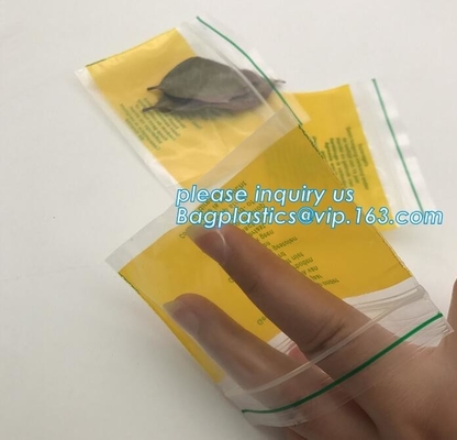 Rojo del color de encargo de la fábrica pequeño/rosa/bolso que se puede volver a sellar verde/amarillo/azul para las decoraciones, bagplastics, bageas de Zip lockkk