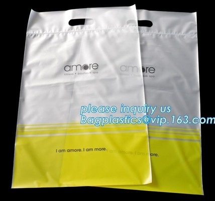 Los BOLSOS del PAÑO, bolso de empaquetado del traje de baño/la bolsa de plástico de ropa de empaquetado del traje de baño con la impresión del hole&logo del aire, helaron la cremallera del bolso del pvc