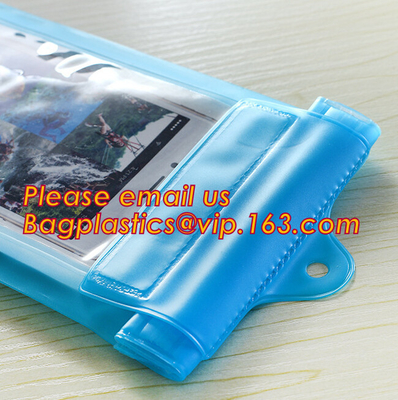 Bolso seco impermeable a prueba de agua caliente del PVC del teléfono móvil de las cajas del teléfono celular de los nuevos productos para el regalo promocional, prenda impermeable M del pvc