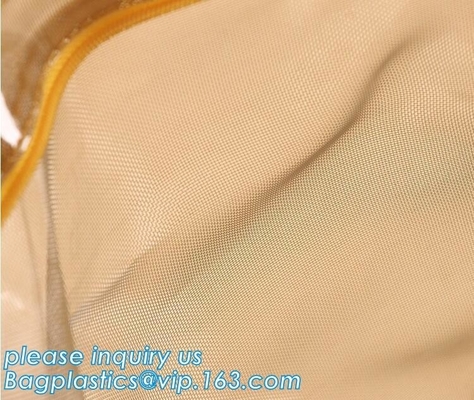 Bolsa cosmética clara transparente de encargo del Pvc, bolso cosmético impreso de la bolsa del PVC de la cremallera del bolso del viaje del vinilo, bolsa de Zip lockkk con Lo