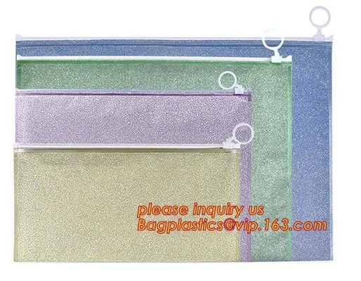 Bolso de pintura de la bolsa de los efectos de escritorio de la caja de lápiz, organizador Bag Pen Bag School Office Sup del almacenamiento de los efectos de escritorio de la caja de lápiz del brillo