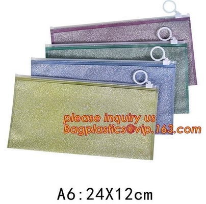 Bolso de pintura de la bolsa de los efectos de escritorio de la caja de lápiz, organizador Bag Pen Bag School Office Sup del almacenamiento de los efectos de escritorio de la caja de lápiz del brillo