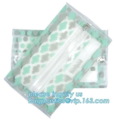 Bolso biodegradable de BUTIPOD, bolso mojado del tejido del viaje de Zip lockkk del trapo portátil del bebé, caja que empaqueta, empaquetado del dispensador del tejido