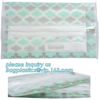 Bolso biodegradable de BUTIPOD, bolso mojado del tejido del viaje de Zip lockkk del trapo portátil del bebé, caja que empaqueta, empaquetado del dispensador del tejido