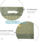 Bolsa de pie cosmética clara del PVC Ziplockk del proveedor biodegradable de China, bolsa cosmética de la cremallera del artículo de tocador del sello del bolso del viaje, bagea