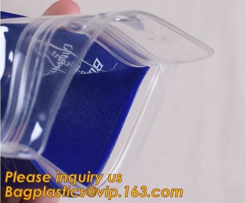 bolso impermeable plástico claro del documento del pvc de la impresión de encargo, bolso transparente brillante Lechuga romana del archivado de documentos de la carpeta de archivos del PVC de las estrellas