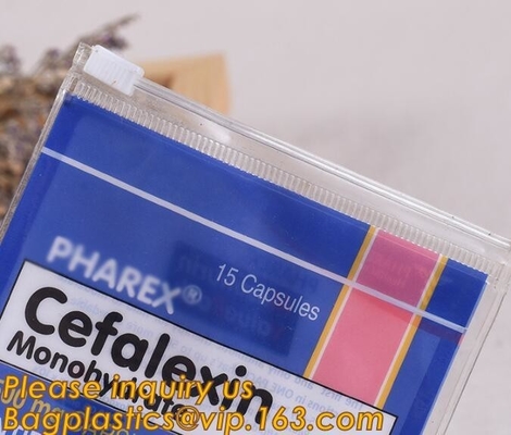 Bolso con la cerradura de la cremallera, bolso de cuero modificado para requisitos particulares fábrica del fichero de documento del PVC del plástico transparente del tamaño A5 del documento del logotipo A3 A4 A5 A6 de China