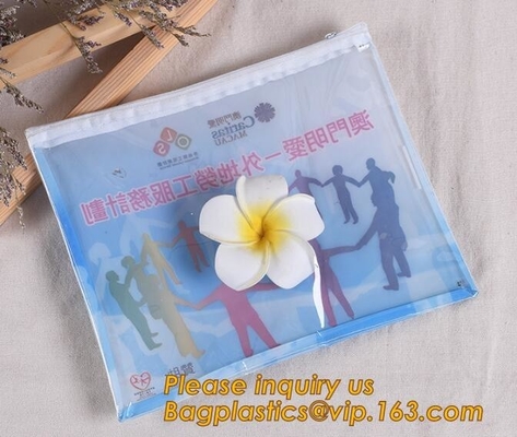 Bolso del fichero de documento de la tela de los efectos de escritorio de la oficina del PVC, carpeta de archivos de los pp/bolso plástico del documento de la cubierta de fichero a4/pvc, vagos de las cuentas de la tarjeta de la bolsa