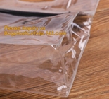 bolsos no-pesados del documento pvc del fichero de Ziplockk de los metales, bolso plástico con la cremallera, bolso impermeable del documento del documento con aduana