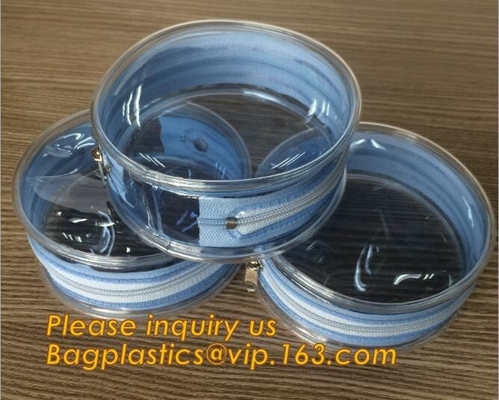 El tubo forma el bolso cosmético del artículo de tocador olográfico transparente del Pvc, almacenamiento brillante olográfico de encargo del artículo de tocador de la bolsa del maquillaje del PVC