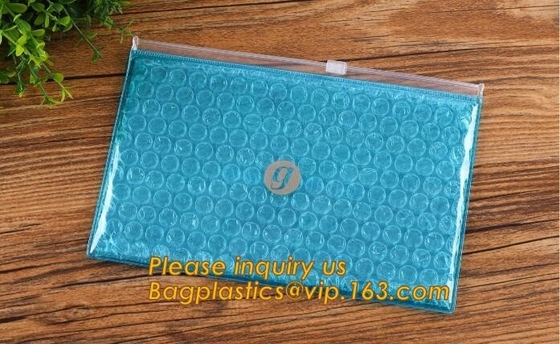 El bolso de Zip lockkk de la burbuja/el bolso del resbalador de la burbuja/el bolso de la cremallera de la burbuja modifican la impresión del tamaño para requisitos particulares del color, el bolso rellenado burbuja E de la película del bolso EPE/PO