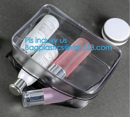 bolso cosmético claro del PVC del bolso del maquillaje el mini, bolsas Tote Clear Transparent Cosmetic Travel del bolso del maquillaje del PVC empaqueta, lleva, dirige