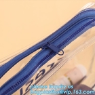 Bolso de empaquetado suave del PVC EVA Clear Plastic Vinyl Cosmetic con la cremallera, bolsos cosméticos claros transparentes del PVC de la bolsa del maquillaje
