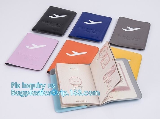 cubierta del pasaporte del PVC de la promoción del hockey shinny o portatarjetas de la rejilla de la caja, de la PU y del PVC del pasaporte con la cubierta del pasaporte de la cremallera, pasaporte C