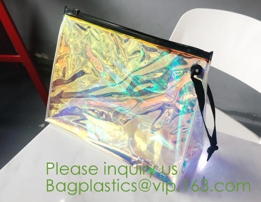 Bolso cosmético colorido del regalo del maquillaje del diseño de encargo de la promoción, bagease práctico de Case del organizador del viaje de la bolsa del bolso del maquillaje del artículo de tocador