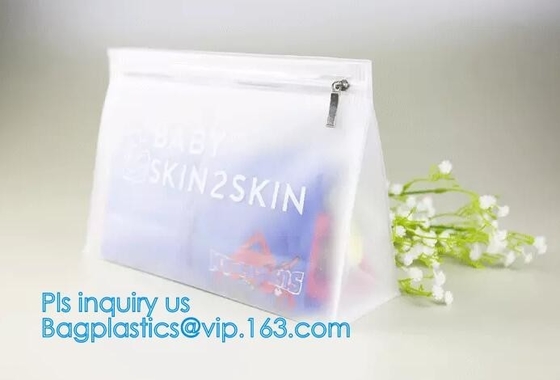 Bolso plástico promocional del resbalador, bolso para el embalaje de la ropa interior del bebé, bolsos de la cerradura de la cremallera del resbalador que se puede volver a sellar del PE/del PVC