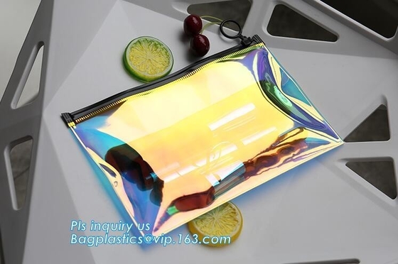Bolso claro del Pvc de un resbalador plástico más barato de la cremallera de la PU del bolso del niño, la bolsa de plástico del bolso de la cremallera del resbalador para la tarjeta, bolso de empaquetado de la cremallera
