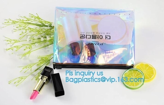 Bolso plástico de la cremallera del resbalador del PVC del PPE del CPE del HDPE del LDPE, la bolsa de plástico del bolso de la cremallera del resbalador con la cremallera, resbalador impermeable de encargo del pvc