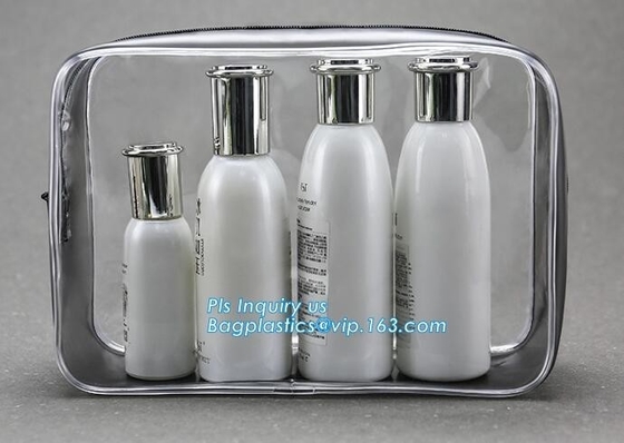 Cremallera cosmética del resbalador del bolso del maquillaje de los efectos de escritorio que empaqueta con la cremallera