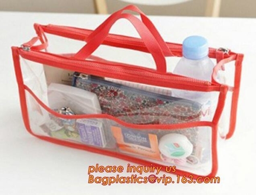 Forme a señoras transparentes del pvc la cruz del bolso - bolso de la honda del cuerpo, embrague Tote Bag, embrague Tote Bag, bolsos cosméticos, cremallera