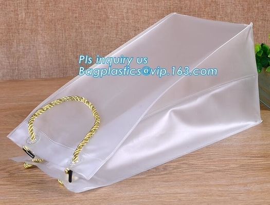 Bolso de hielo grueso de bolsos más desapasibles del regalo del bolso del refrigerador de vino del PVC, hielo resistente plástico durable de la botella de vino del refrigerador del refrigerador de agua del pvc