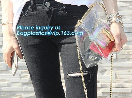Cruz clara del PVC del hombro de la honda - la bolsa para transportar cadáveres, bolso de las señoras de Asia del bolso del PVC, bolso W de la playa del PVC de Tote Pouch Clear del hombro