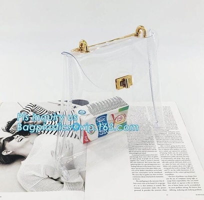 Bolso modificado para requisitos particulares del PVC, hombro Tote Bag del PVC del bolso de la playa de las mujeres del modelo de la manija, envío y dirección del totalizador de la taleguilla de los bolsos del hombro del PVC