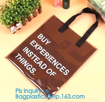 Bolso del Pvc del bolso de las mujeres de la moda solo de la playa transparente del claro, bolsos promocionales del pvc, cartera, monedero, pac
