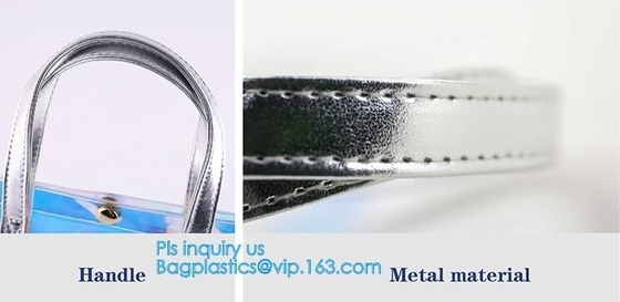 bolso de encargo del maquillaje de la bolsa cosmética, mujeres a granel portátiles bolso, cremallera clara impermeable co de las cajas del filtro del maquillaje del viaje del viaje