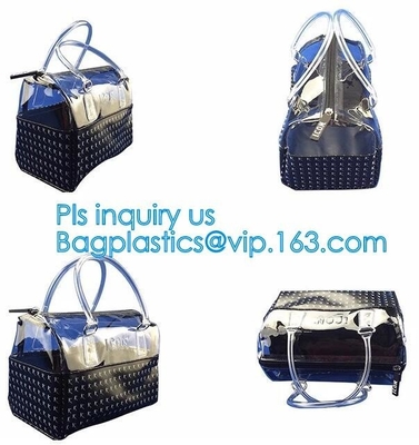 bolsos claros del regalo del pvc, bolsos del pvc de la playa del hombro, bolso de la cadena del hombro del caramelo de la jalea del PVC de EVA Silicone, la bolsa de mensajero del pvc, PA