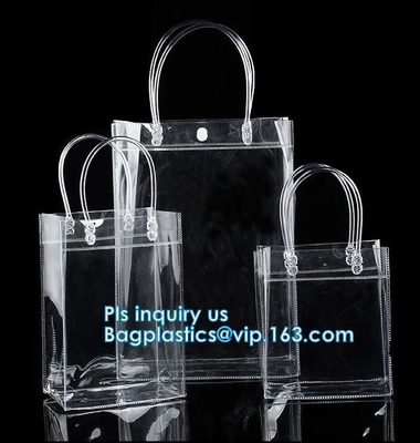 El bolso claro del PVC de la playa del verano/la bolsa de asas transparente, gelatina a las mujeres transparentes Shoulde del caramelo del PVC de la playa material del color