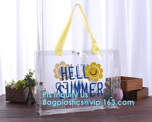 La bolsa de asas reflexiva del hombro del laser de la PU del Pvc, muchachas del bolso de la playa lleva a hombros a Tote Beach Bag, envío y dirección de la playa del viaje del gimnasio del bolso