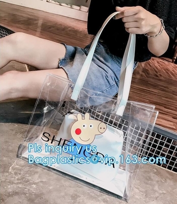 Bolsos brillantes modificados para requisitos particulares del PVC del diseño, bolso del caramelo de la jalea de la playa del verano, molestia de moda del caramelo del bolso del silicón del bolso caliente de la jalea