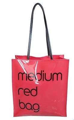 bolso transparente del totalizador del PVC de la moda del bolso del laser del verano con la cadena, bolso transparente impermeable con Cosm