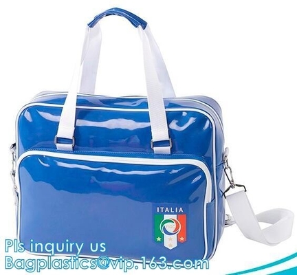 El bolso impermeable plástico con la cremallera, bolso del viaje del PVC del retrete con la cremallera para el viaje, cáscaras forma el viaje de nylon de la bolsa de la cremallera