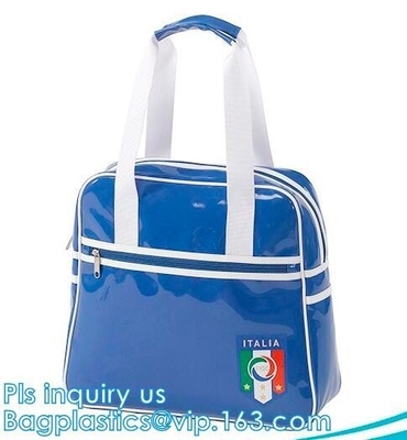 El bolso impermeable plástico con la cremallera, bolso del viaje del PVC del retrete con la cremallera para el viaje, cáscaras forma el viaje de nylon de la bolsa de la cremallera