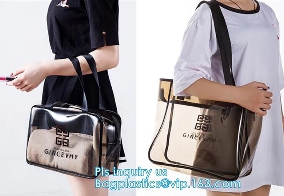 bolso cosmético claro del bolso cosmético del pvc con el bolso de la cremallera del pvc, organizador Makeup Costmetic Bag, maquillaje Cosmeti de la moneda de la caja de lápiz
