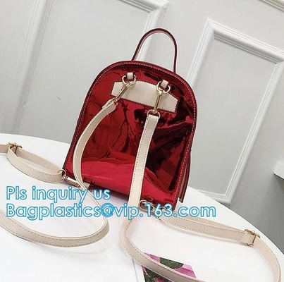 la mochila del vinilo, mochila transparente unisex clara de la escuela del bolso del viaje, mochila seca de la lona del PVC, modificó Childr para requisitos particulares claro