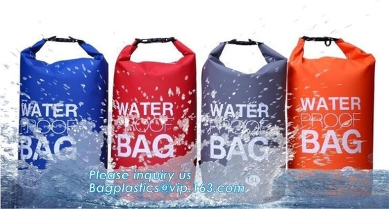 2L- las compras de la venta al por menor 30L empaquetan el paquete impermeable de encargo del océano de Logo Water Repellent Dry Bag