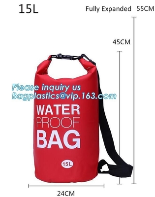 2L- las compras de la venta al por menor 30L empaquetan el paquete impermeable de encargo del océano de Logo Water Repellent Dry Bag