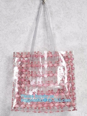 Diseñador Jelly Handbag Fashion de los bolsos del monedero de la playa del verano que hace punto