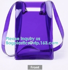 Vinilo impermeable promocional biodegradable de Cosmeti de los bolsos que hacen compras del hombro de la mochila
