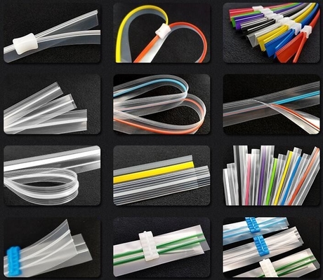 Cremallera plástica del reborde de la cremallera del resbalador del resbalador de la cremallera horizontal de la cremallera de la secuencia de la cremallera del vacío, prensa Lok Zipper Pet Food Bag