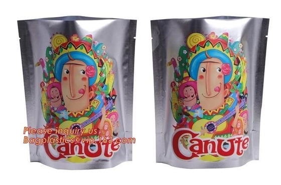 La hoja Zip lockkk se levanta las bolsas plásticas que empaquetan a Matte Finish que 250g 500g metalizó