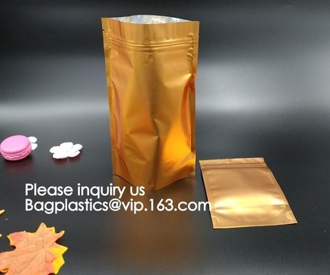 Coloqúese encima de vacío que se puede volver a sellar de la bolsa metalizó la comida congelada de la réplica de nylon con la muesca del rasgón