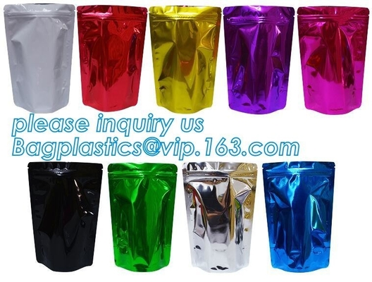 Metalizado coloqúese encima del bocado de la bolsa que empaqueta el papel de aluminio laminado flexible