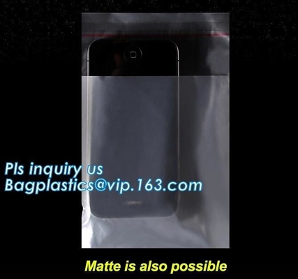 Bolsos de empaquetado del celofán plástico de CPP/PET para la ropa, bagplasti barato biodegradable del bagease de los portatrajes plásticos de OPP CPP